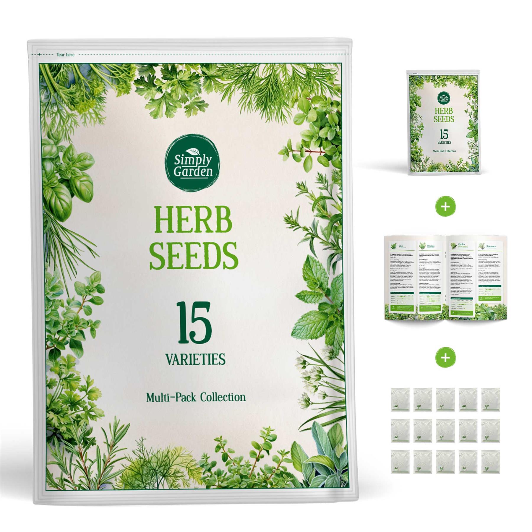 15 Herb Seed Pack