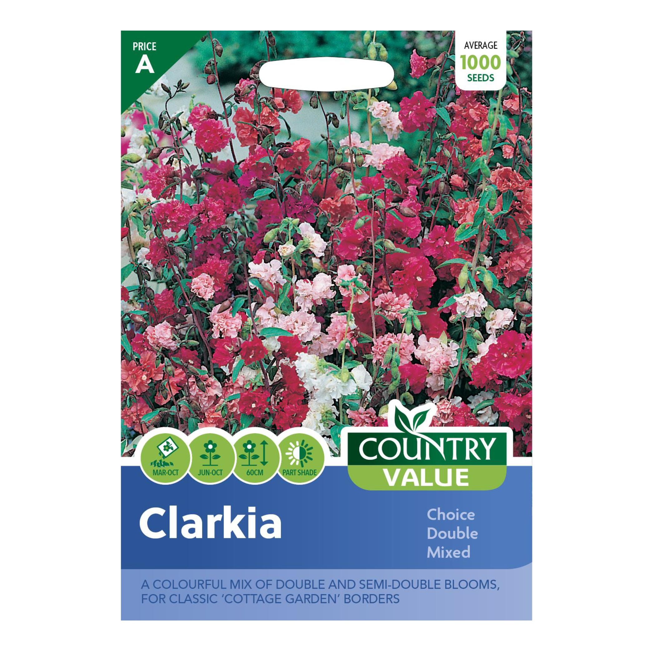 Clarkia Choice Double Mixed