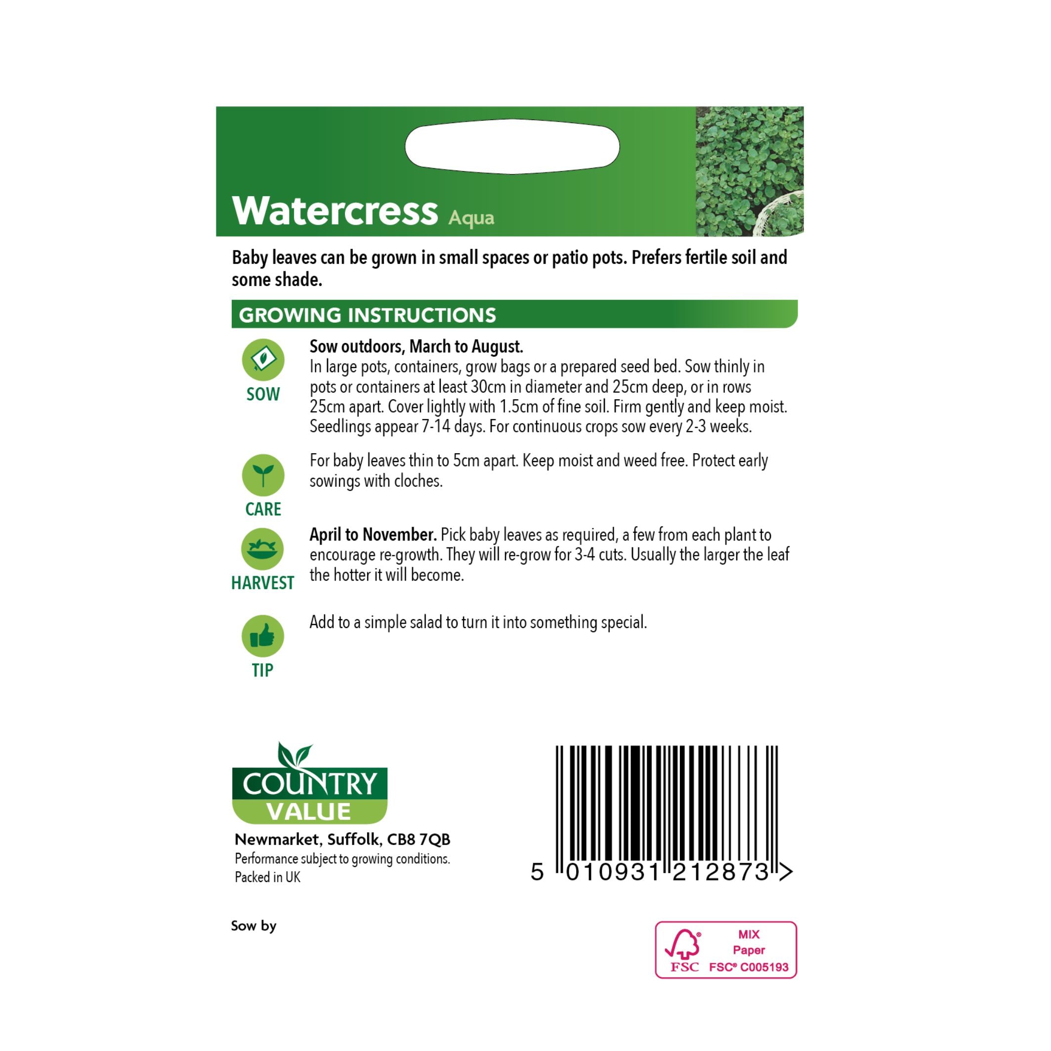 Watercress Aqua